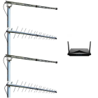 5G-paketti lähes kaikkialle, 4 antennilla