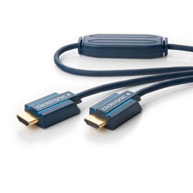 Clicktronic aktiivinen HDMI kaapeli, Ethernet, 3D, 4K/UHD@60Hz, 12,5 m