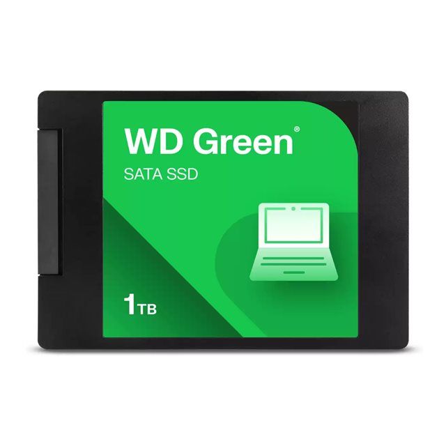 Western Digital WD Green SSD-levy peruskäyttöön, 1000 Gt, 2,5", 7 mm, SATA