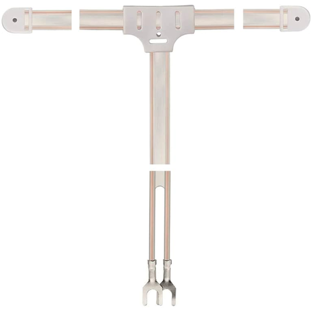 FM-dipoliantenni haarukkaliittimillä