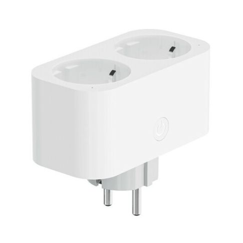 Woox R6153 Smart älykäs 2-osainen älypistorasia, WiFi, 3680W, tehonvalvonta