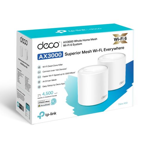 TP-LINK Deco X50 Mesh WiFi6 2-pack Router