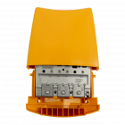 Televés 535820 UHF/UHF/VHF/FM mastovahvistin (36/36/32/15dB) ja yhdyssuodin, 1 ulostulo, LTE700 & LTE800 suojattu