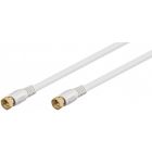 Antenna Cable 1.5m, F connectors, 100% shielded, gold plated connectors