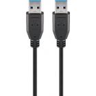 USB 3.0 SuperSpeed cable, 1.8m, black