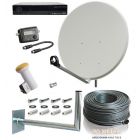 Complete Satellite Set 97-110cm for 32 tuners + HD Satellite Receivers