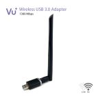 Vu+ Dual Band Wireless USB 3.0 WiFi-sovitin 1300Mbps & irrotettava antenni