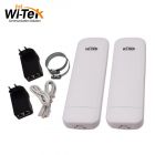 Wi-Tek Wireless WiFi link pair, 5 GHz, 300 Mbps, 48 V PoE, pre-programmed, unobstructed range max 3 km