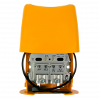 Televés 561821 UHF/VHF/FM mastovahvistin (28/18/-2 dB) ja yhdyssuodin, automaattinen vahvistuksen säätö, 1 ulostulo, LTE700 & LTE800 suojattu