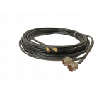 N male - SMA male Twin Low Loss Dual Cable, HDF195, 5+5 mm, 5m, black 