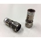Cabelcon N male connector NM-50-RG8-CX3-QM for HDF-400, CFD-400, MLL-400 & LMR-400 cables, compression, "quick mount"
