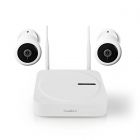 Nedis SmartLife Smart Camera System, 2 x Camera, 1080p, IP65, White