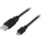 USB 2.0 A - Micro B Cable, 2m, black