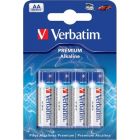 Verbatim AA batteries LR06 Alkaline, 1.5V, 4-pack