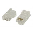RJ45 connector for solid UTP CAT5 cable