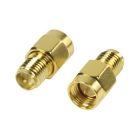 Adapter CSGP02112GD, SMA male - RP-SMA female, gold plated connectors