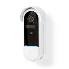 Nedis SmartLife Smart Video Doorbell, Battery powered / Transformer, Full HD 1080p, White, IP54