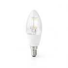 Nedis SmartLife LED Bulb, WiFi, E14, 400 lm, White