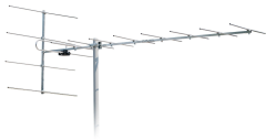 VHF antenni, 170-240 MHz, 10-12 dB, 13 elementtiä