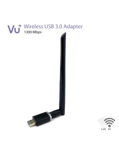 Vu+ Dual Band Wireless USB 3.0 WiFi-sovitin 1300Mbps & irrotettava antenni