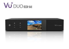 Vu+ Duo 4K SE UHD-antennidigiboksi, 2-4 viritintä, SSD/kiintolevy + SatShop.fi ohjelmisto asennettuna