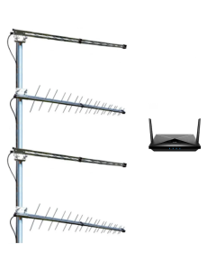 5G-paketti lähes kaikkialle, 4 antennilla